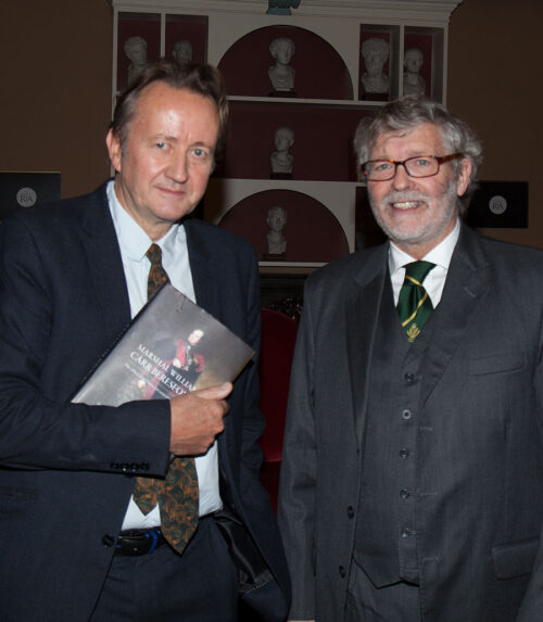 Prof. Roy Foster & Marcus Beresford at the book launch in Dublin 2018